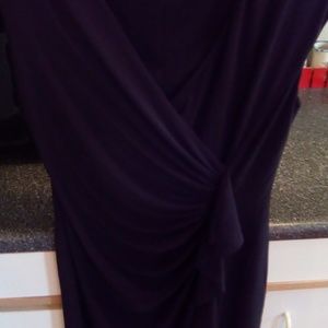 american living mid lenght dress black size 8